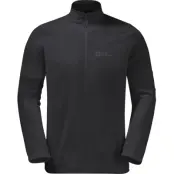 Jack Wolfskin Men's Taunus Halfzip Black