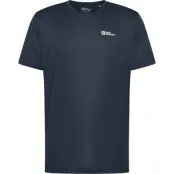 Jack Wolfskin Men's Tech Tee Midnight Sky
