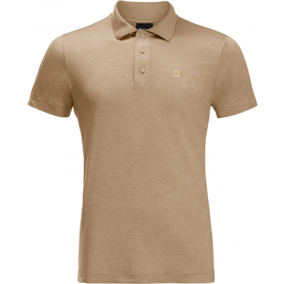 Jack Wolfskin Men's Travel Polo Sand Storm