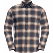 Jack Wolfskin Men's Wanderweg Shirt Dark Navy