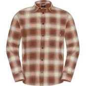 Jack Wolfskin Men's Wanderweg Shirt Intense Rust