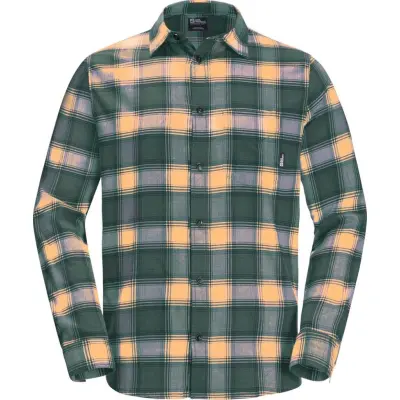 Jack Wolfskin Men's Wanderweg Shirt Teal