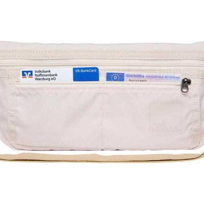 Jack Wolfskin Unisex Document Belt De Luxe Sea Shell