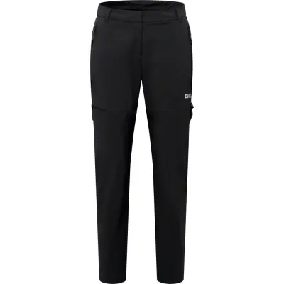 Jack Wolfskin Women's Hikeout Zip Off Pants Black