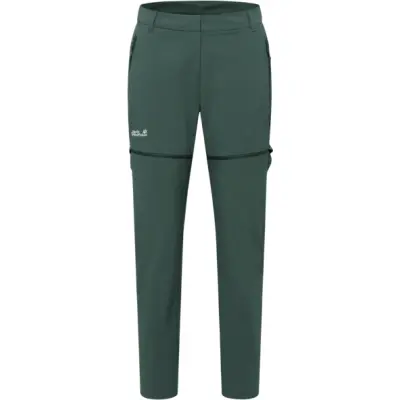 Jack Wolfskin Women's Hikeout Zip Off Pants Sago Palm