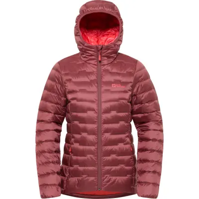 Jack Wolfskin Women's Passamani Down Hoody Red Ochre