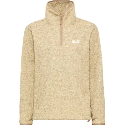 Jack Wolfskin Women's Pinetrail Half Zip Vanilla Cream