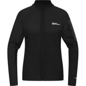 Jack Wolfskin Women's Prelight Ful Zip Black