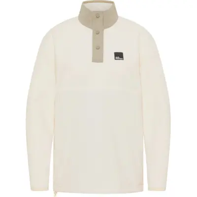 Jack Wolfskin Women's Sumetro Half Zip Cotton White