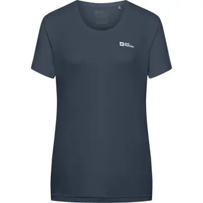 Jack Wolfskin Women's Tech Tee Midnight Sky