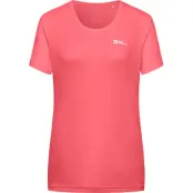 Jack Wolfskin Women's Tech Tee Sunset Coral