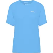 Jack Wolfskin Women's Vonnan Short Sleeve Tee Mid Blue