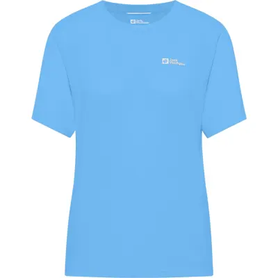 Jack Wolfskin Women's Vonnan Short Sleeve Tee  Mid Blue