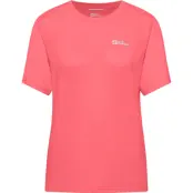 Jack Wolfskin Women's Vonnan Short Sleeve Tee Sunset Coral