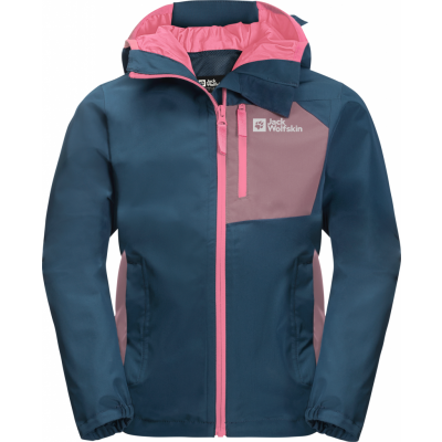 Kids' Active Hike Jacket Dark Blue / Purple