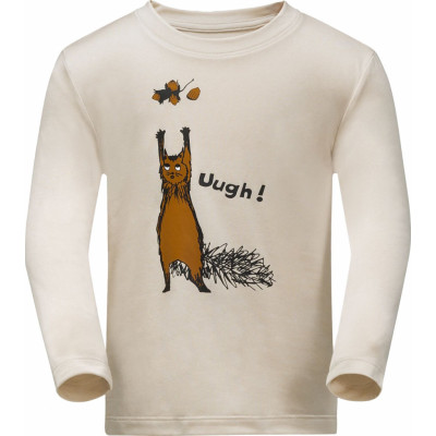 Jack Wolfskin Kids' Gleely Longsleeve Cotton White