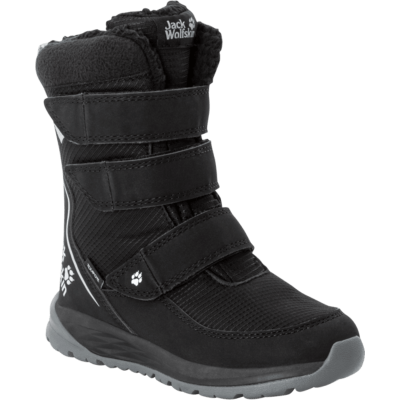 Jack Wolfskin Kids' Polar Boot Texapore High Velcro Black / Grey