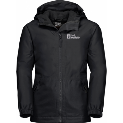 Jack Wolfskin Kids' Snowy Days Jacket Black/Black