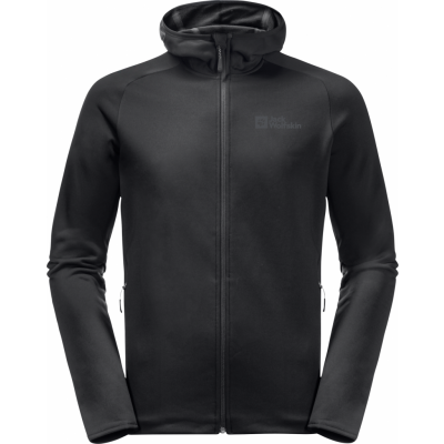 Jack Wolfskin Men's Baiselberg Hooded Full Zip Black