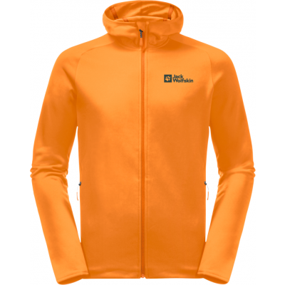 Jack Wolfskin Men's Baiselberg Hooded Full Zip Dragon Fire