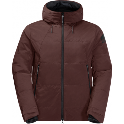 Jack Wolfskin Men's Bike Commute Insulated Jacket Dark Maroon