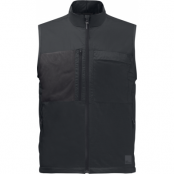 Jack Wolfskin Men's Bike Commute Insulated Vest Phantom