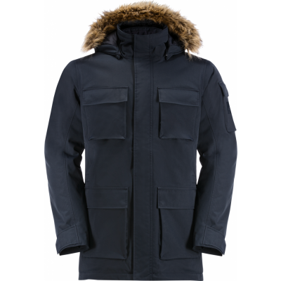 Jack Wolfskin Men's Glacier Canyon Parka Night Blue