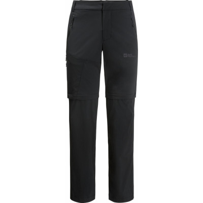 Jack Wolfskin Men's Glastal Zip Away Pants Black