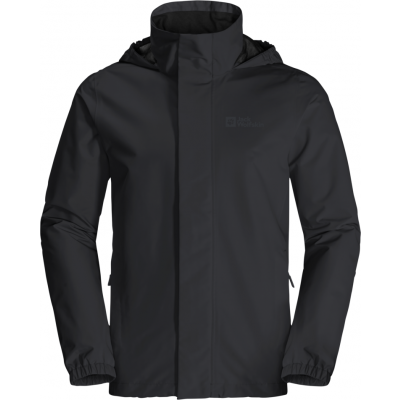 Jack Wolfskin Men's Stormy Point 2-Layer Jacket Black