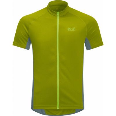 Jack Wolfskin Men's Tourer Fullzip Tee Golden Cypress