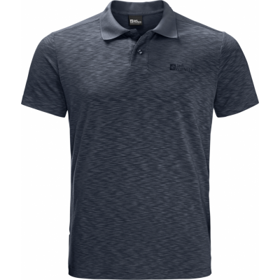 Jack Wolfskin Men's Travel Polo Night Blue