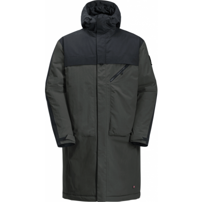 Jack Wolfskin Unisex Heumarkt 2-Layer Parka Granite Black