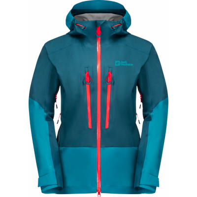 Jack Wolfskin Women's Alpspitze 3-Layer Jacket Blue Coral