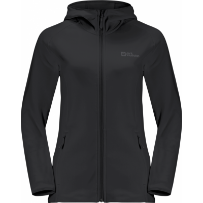 Jack Wolfskin Women's Baiselberg Hooded Full Zip Black