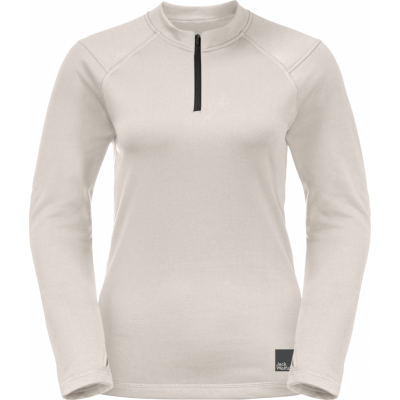Jack Wolfskin Women's Bike Commute Halfzip Winter Pearl