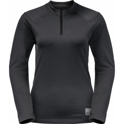 Jack Wolfskin Women's Bike Commute Halfzip Phantom