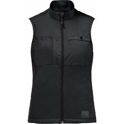 Jack Wolfskin Women's Bike Commute Insulated Vest Phantom
