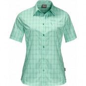 Jack Wolfskin Women's Centaura Shirt Pacific Green Checks