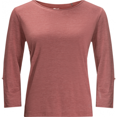 Jack Wolfskin Women's Coral Coast 3/4 T-Shirt Apple Butter