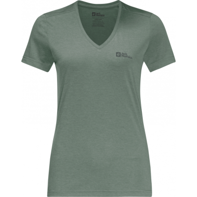 Jack Wolfskin Women's Crosstrail T Picnic Green