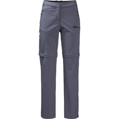Jack Wolfskin Women's Glastal Zip Away Pants Dolphin
