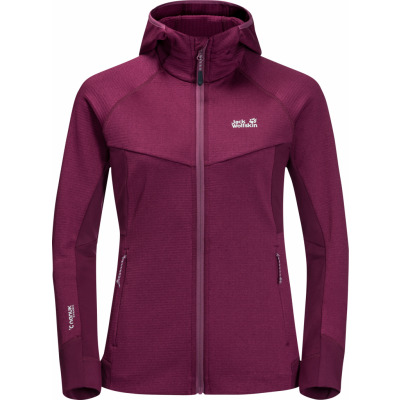 Jack Wolfskin Women's Hydro Grid Fleece Wild Berry