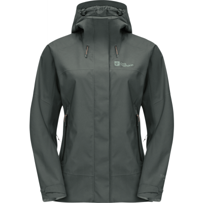 Jack Wolfskin Women's Kammweg 2-Layer Jacket Slate Green