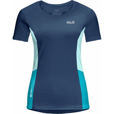 Jack Wolfskin Women's Narrows Tee Dkindigo/Powderblue