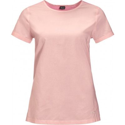 Jack Wolfskin Women's Nata River Shortsleeve Blush Pink Stripes