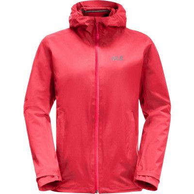Jack Wolfskin Women's Pack & Go Shell Tulip Red