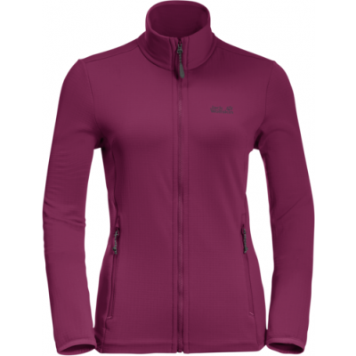 Women's Peak Grid Fleece Wild Berry
