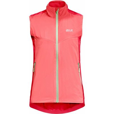 Jack Wolfskin Women's Tourer Softshell Vest Tulip Red