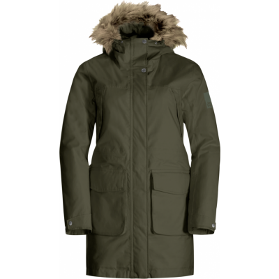 Jack Wolfskin Women's Winterfrost Insulated Parka Island Moss