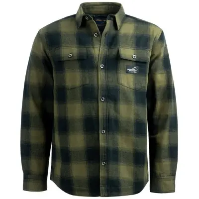 Arrak Outdoor M's Flannel Shirt Insulated Olive/Black